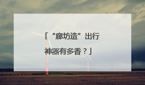 “廊坊造”出行神器有多香？