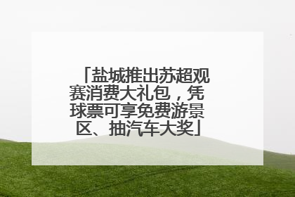 盐城推出苏超观赛消费大礼包，凭球票可享免费游景区、抽汽车大奖