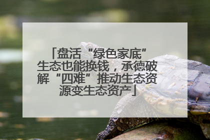 盘活“绿色家底” 生态也能换钱,承德破解“四难”推动生态资源变生态资产