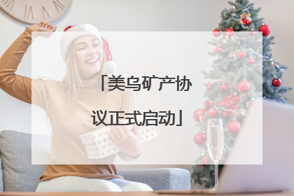 美乌矿产协议正式启动