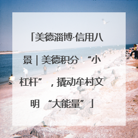 美德淄博·信用八景｜美德积分 “小杠杆”，撬动牟村文明 “大能量”
