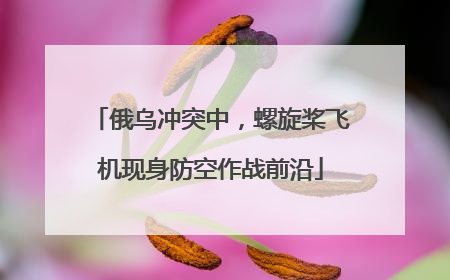 俄乌冲突中，螺旋桨飞机现身防空作战前沿