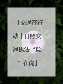 交通在行动丨日照交通执法“粽”在岗