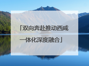 双向奔赴推动西咸一体化深度融合