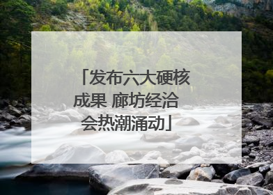 发布六大硬核成果 廊坊经洽会热潮涌动