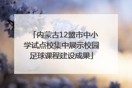内蒙古12盟市中小学试点校集中展示校园足球课程建设成果
