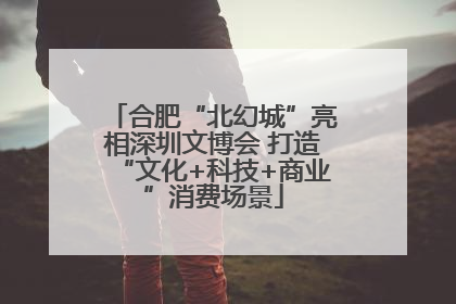 合肥“北幻城”亮相深圳文博会 打造“文化+科技+商业”消费场景
