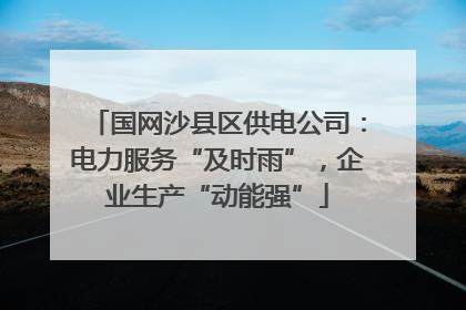 国网沙县区供电公司：电力服务“及时雨”，企业生产“动能强”