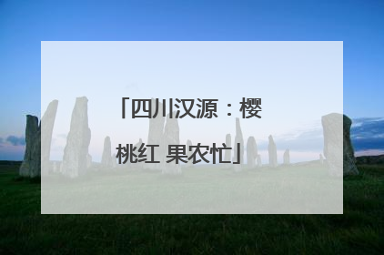 四川汉源：樱桃红 果农忙