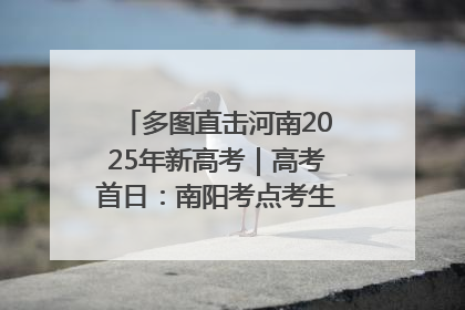 多图直击河南2025年新高考｜高考首日：南阳考点考生信心满满迎战