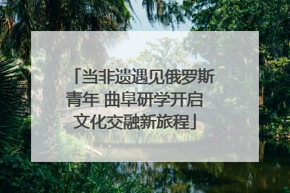 当非遗遇见俄罗斯青年 曲阜研学开启文化交融新旅程