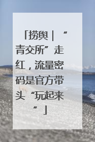 捞舆｜“青交所”走红，流量密码是官方带头“玩起来”