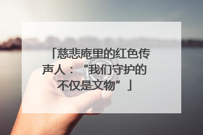 慈悲庵里的红色传声人：“我们守护的不仅是文物”