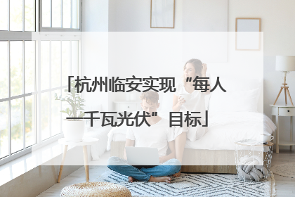 杭州临安实现“每人一千瓦光伏”目标