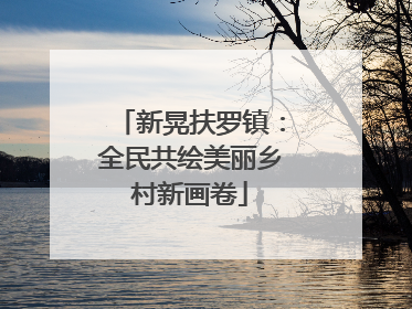新晃扶罗镇：全民共绘美丽乡村新画卷