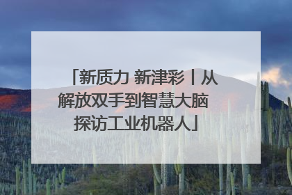 新质力 新津彩丨从解放双手到智慧大脑 探访工业机器人