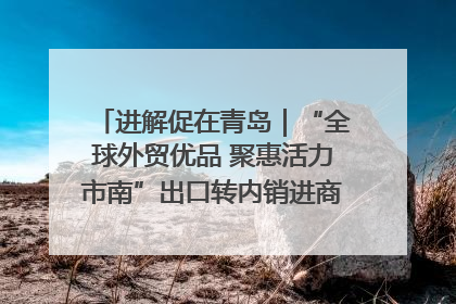 进解促在青岛｜“全球外贸优品 聚惠活力市南”出口转内销进商超专场活动启动