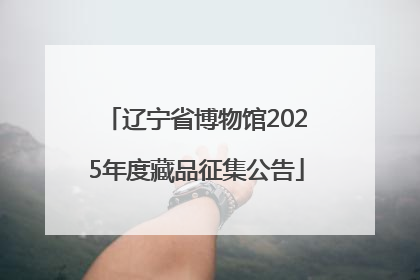 辽宁省博物馆2025年度藏品征集公告
