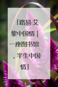 路易·艾黎中国情｜一座图书馆，半生中国情