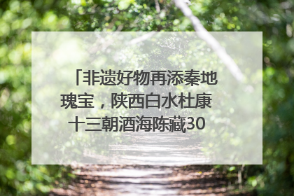非遗好物再添秦地瑰宝，陕西白水杜康十三朝酒海陈藏30年别具一格