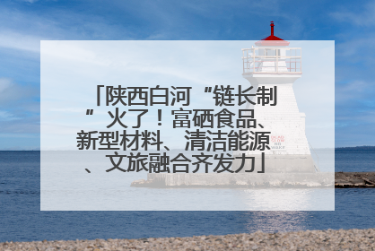 陕西白河“链长制”火了！富硒食品、新型材料、清洁能源、文旅融合齐发力