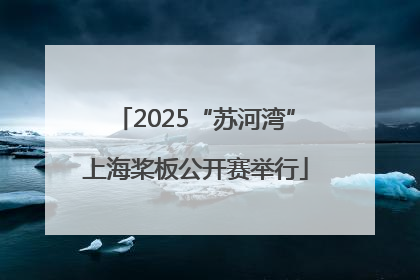 2025“苏河湾”上海桨板公开赛举行
