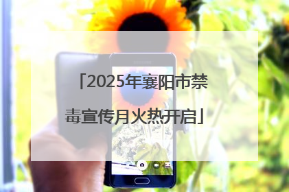 2025年襄阳市禁毒宣传月火热开启
