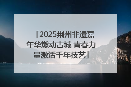 2025荆州非遗嘉年华燃动古城 青春力量激活千年技艺